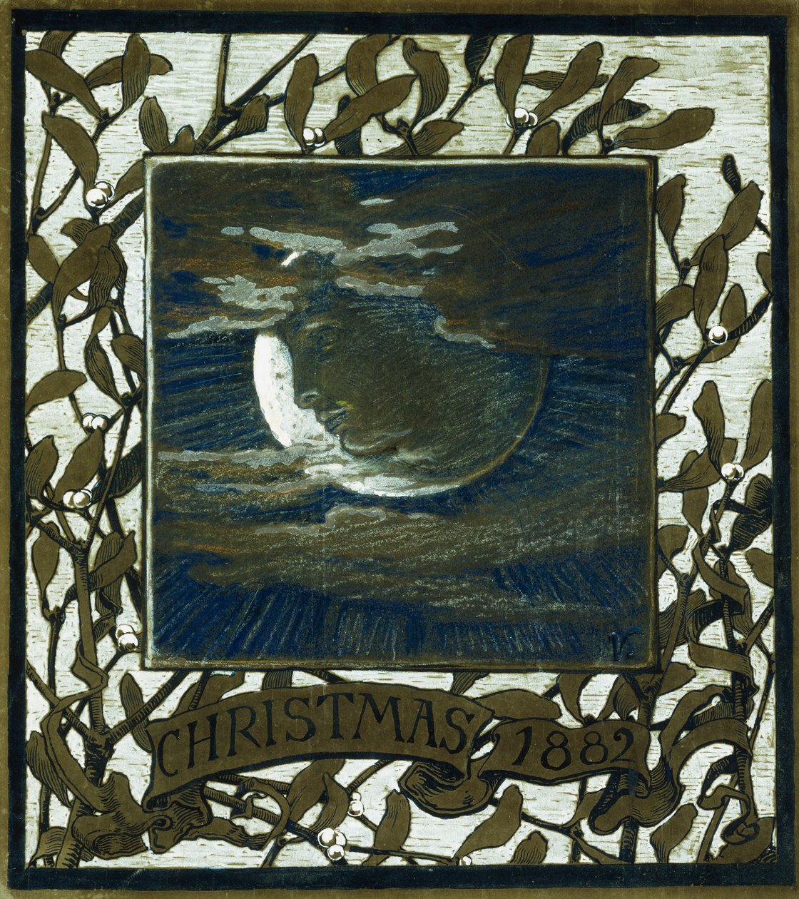 Luna, Noel, 1882, 1882 by Elihu Vedder