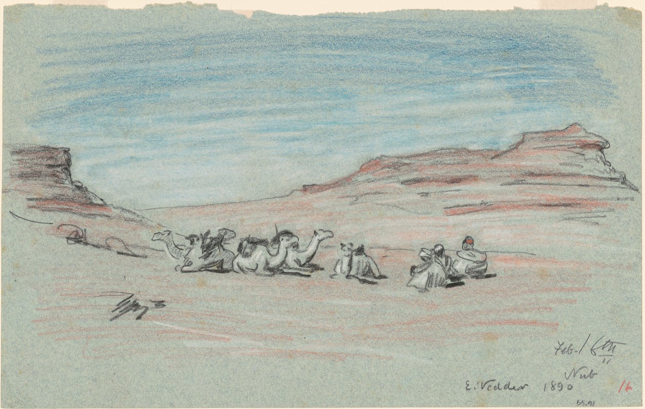 Nil Yolculuğu, No. 20 by Elihu Vedder