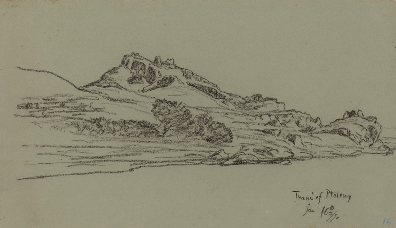 Nil Yolculuğu, Batlamyuslu Tmui, 1890. by Elihu Vedder