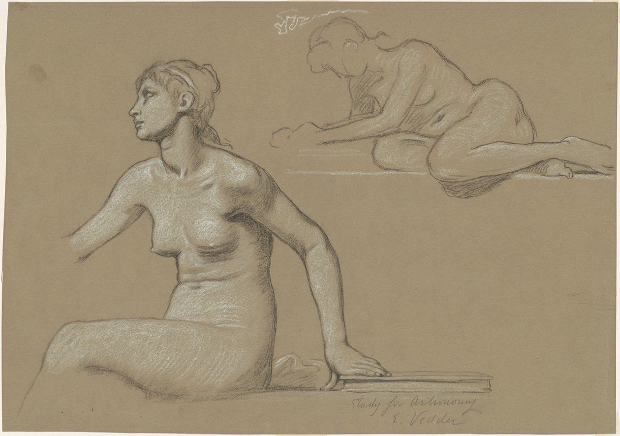 "Astronomi" Çalışması by Elihu Vedder