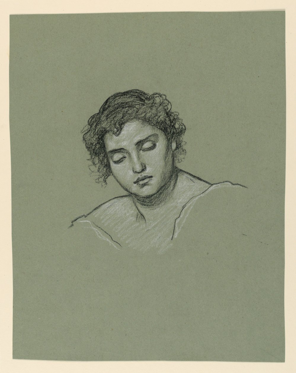kadın için çalışma by Elihu Vedder