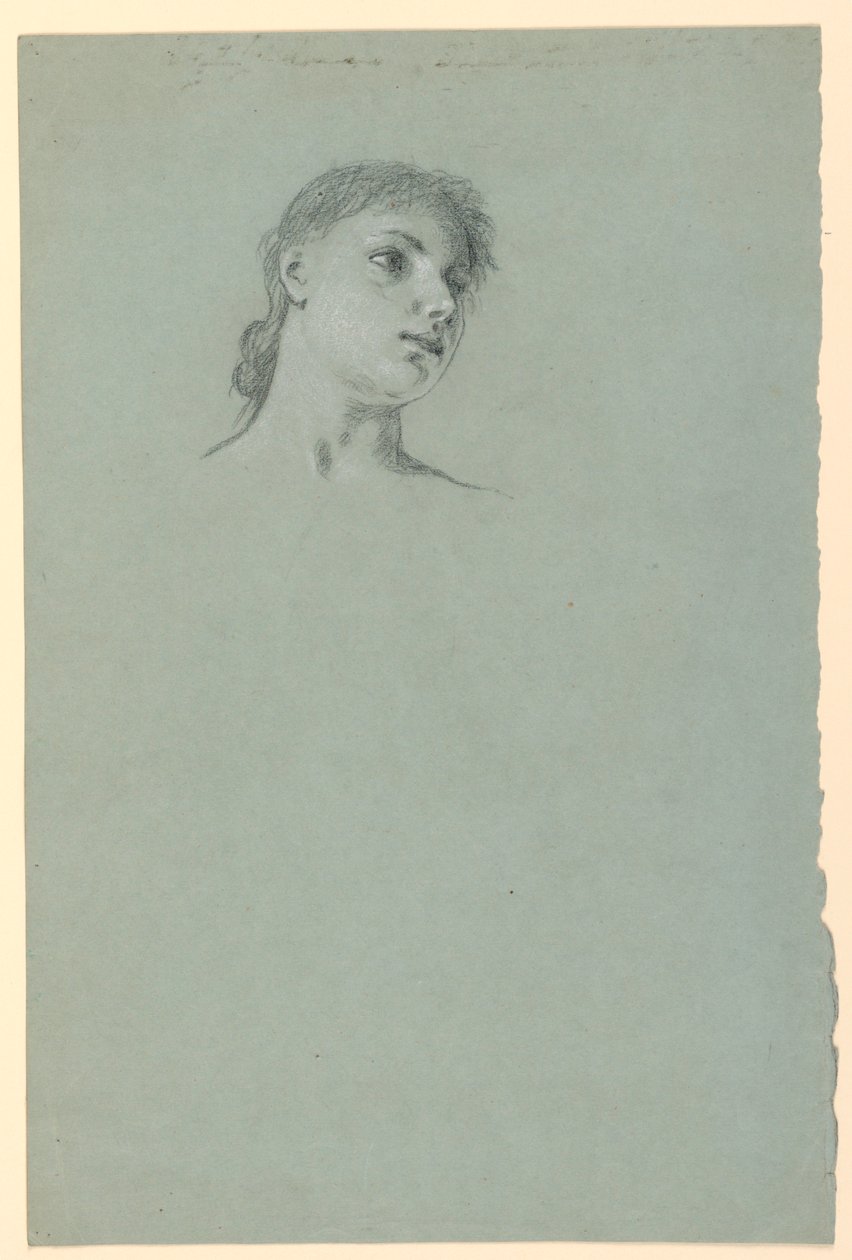 Bir Kızın Çalışması by Elihu Vedder