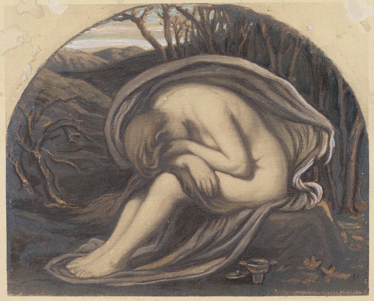 Magdalene by Elihu Vedder