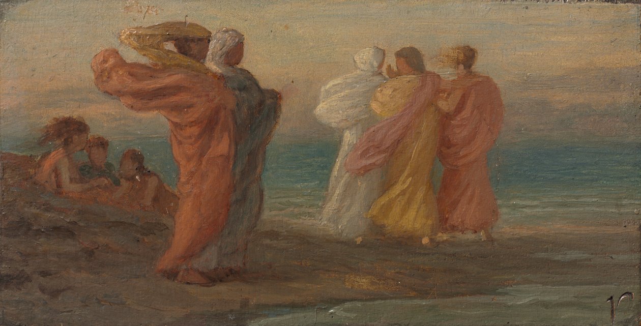 Müzik Partisi, c. 1875. by Elihu Vedder