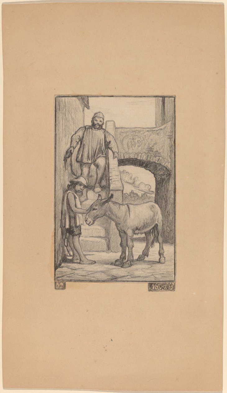 Oğul ve Eşek by Elihu Vedder