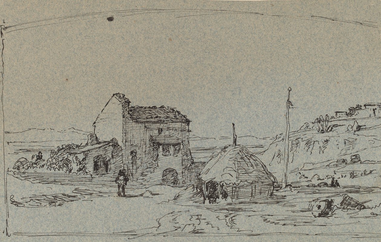 Toskana, c. 1858. by Elihu Vedder