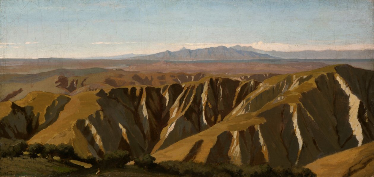 Volterra, 1860. by Elihu Vedder