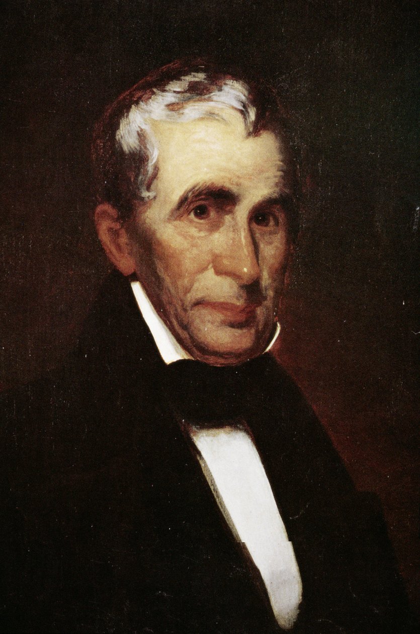 William Henry Harrison (1773-1841) (renkli taş) by Eliphalet Frazer Andrews