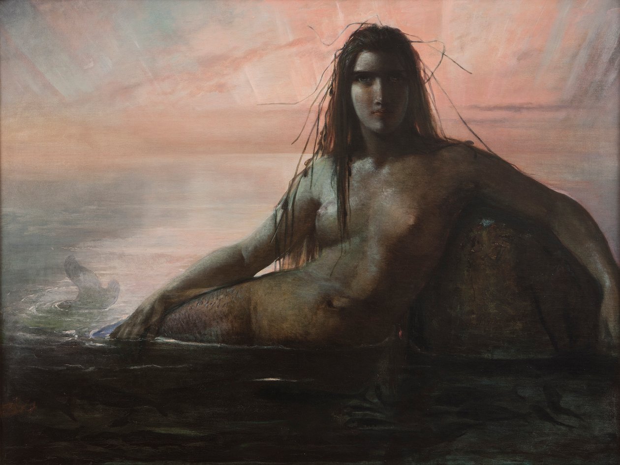 Deniz kızı, 1847. by Elisabeth Jerichau Baumann