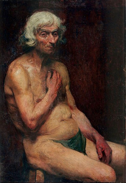 oturan yaşlı adam by Eliseu Visconti