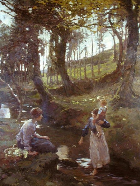 çuha çiçeği ağacı by Elizabeth Adela Stanhope Forbes