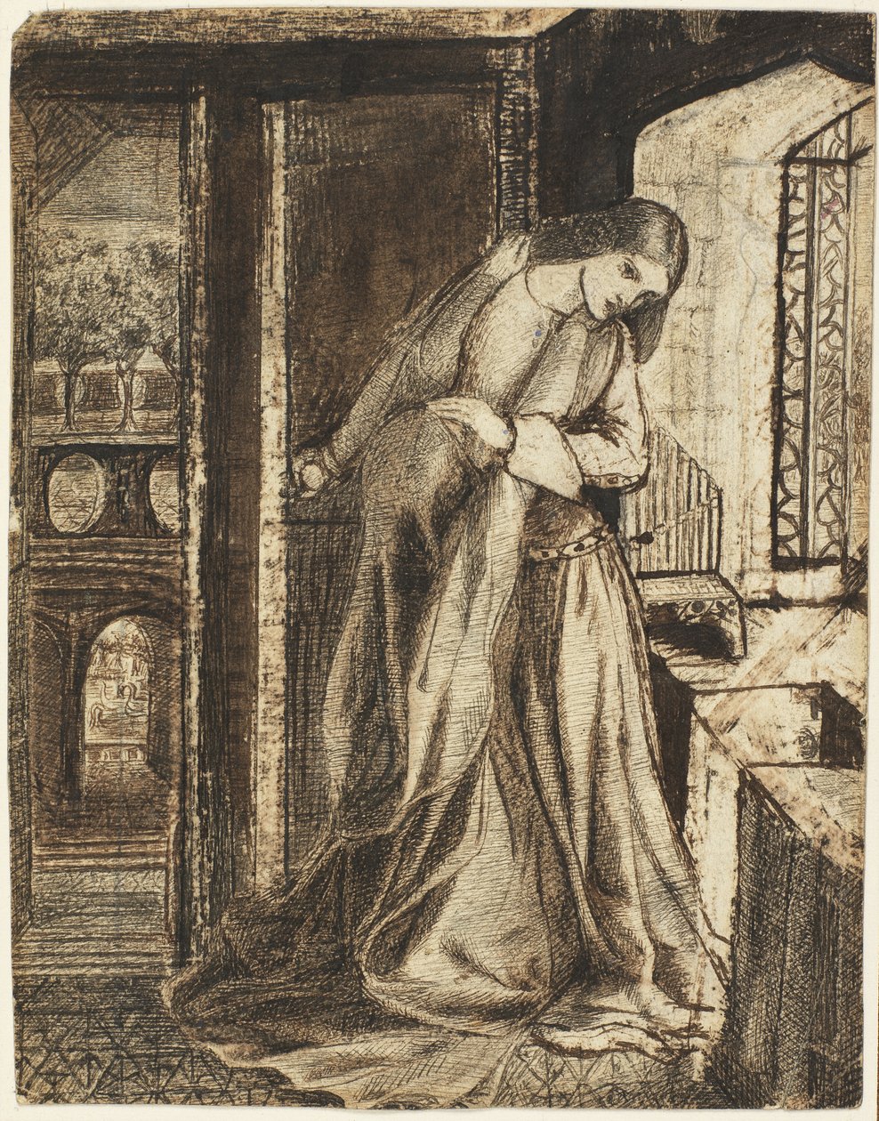 Leydi Clare by Elizabeth Eleanor Siddal
