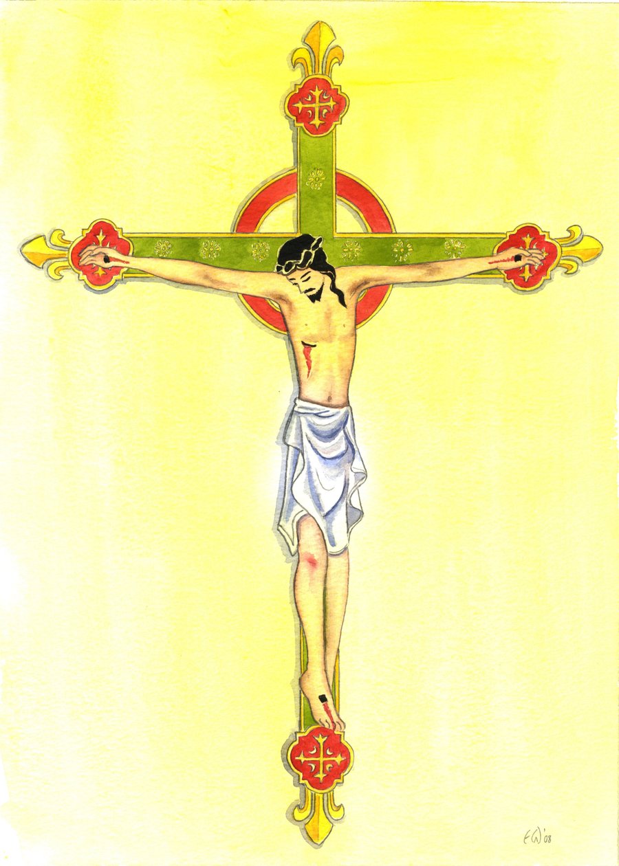 Bir Haç, 2001 (kağıt üzerinde w/c) by Elizabeth Wang