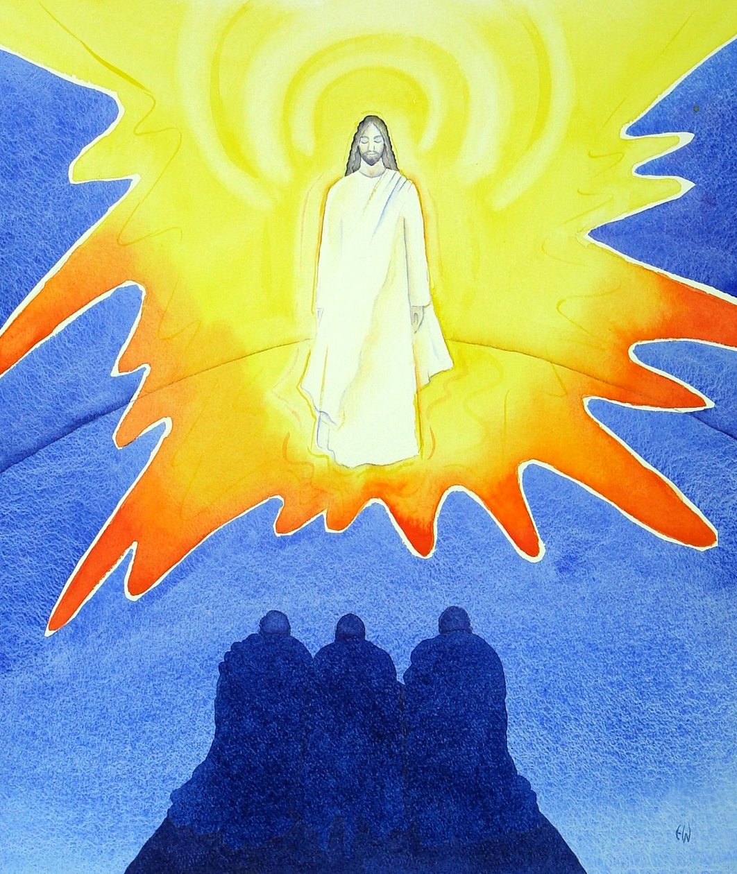 The Transfiguration, 2001 (kağıt üzerinde w/c) by Elizabeth Wang