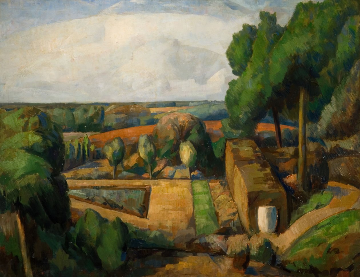 Surrey Bahçesi, 1924. by Elliot Seabrook