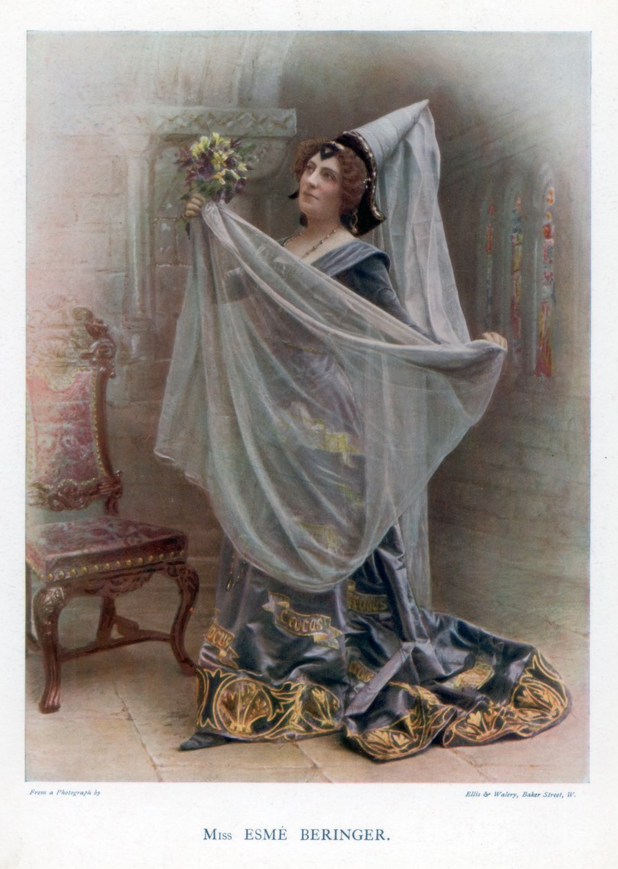 Esme Beringer, İngiliz aktris, 1901. by Ellis and Walery