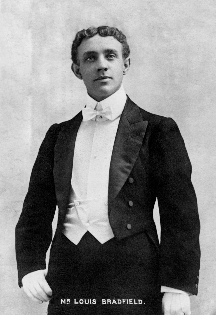 Louis Bradfield, 1903. by Ellis and Walery