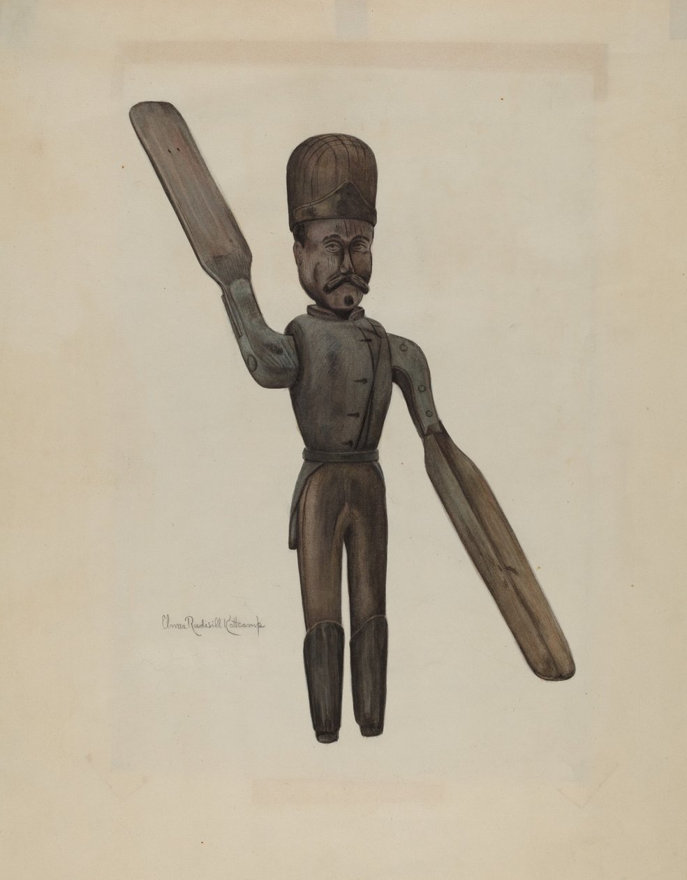 Pa. Alman Rüzgar Gülü by Elmer R. Kottcamp