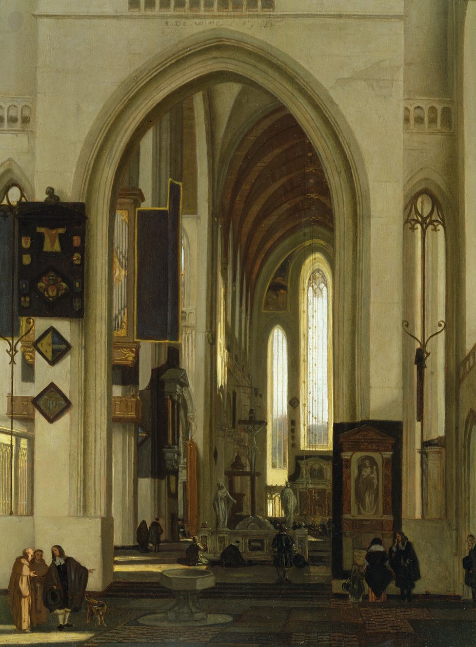 Figürlü Kilise İçi, 1685 by Emanuel de Witte