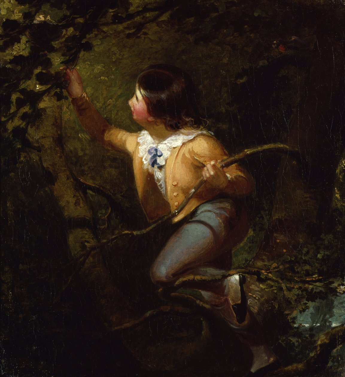 kuş yuvalama by Emanuel Gottlieb Leutze