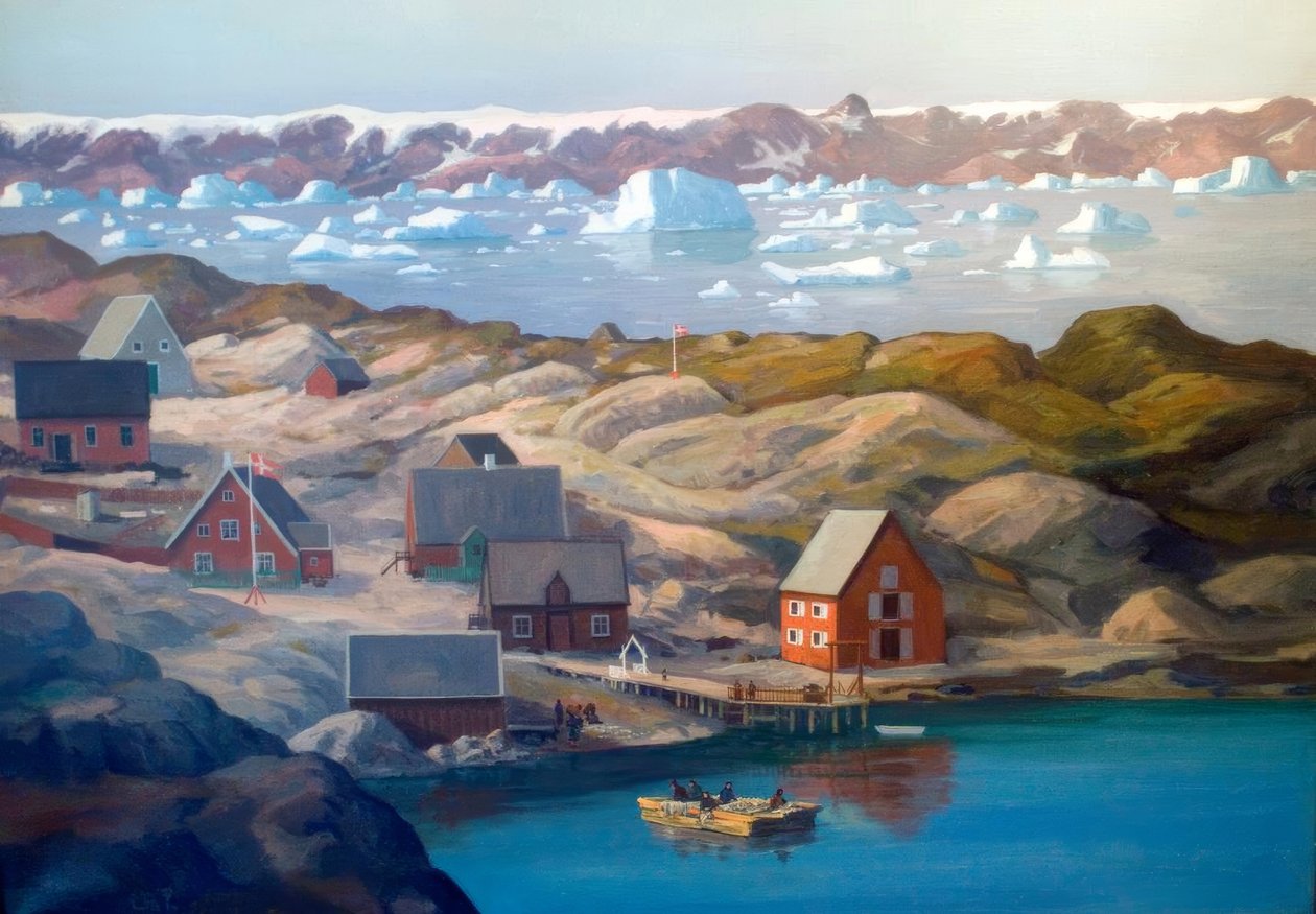 Jakobshavn by Emanuel A. Petersen