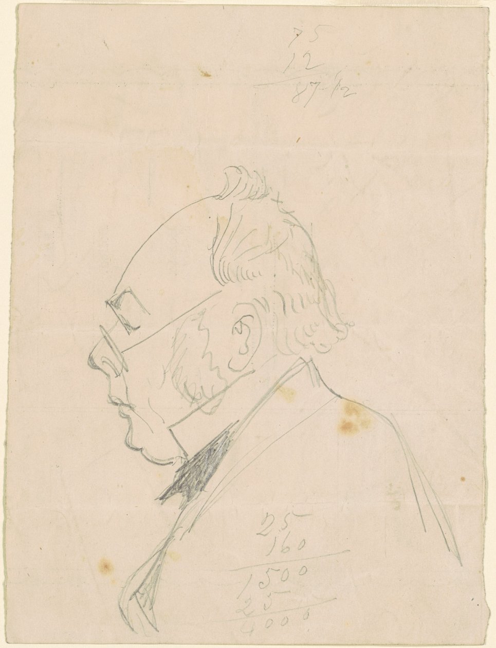 Bir Adamın Profili by Emanuel Gottlieb Leutze