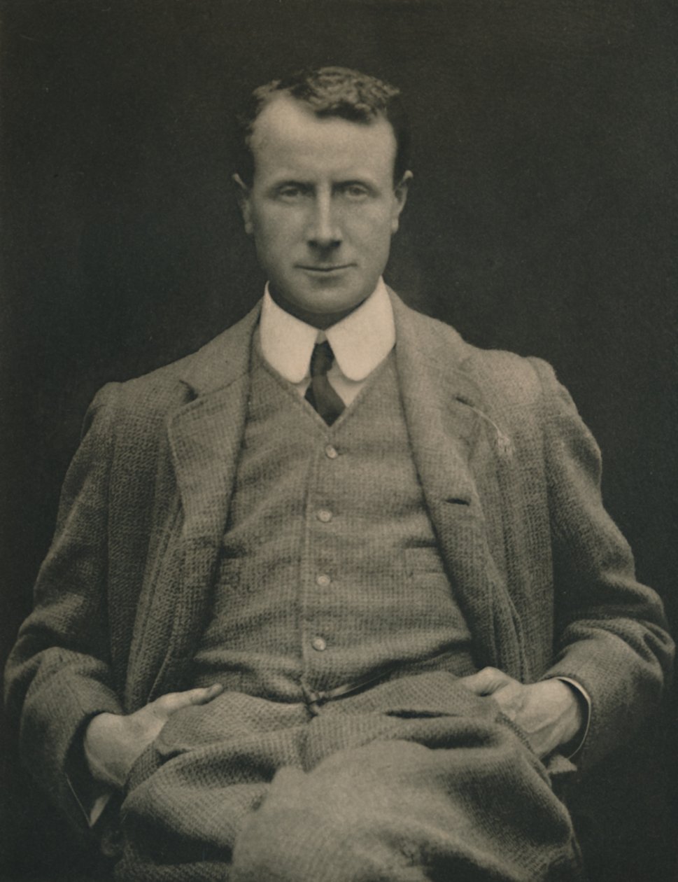 Edward A. Wilson, B.A., M.B., c1910s, 1913. by Emery Walker