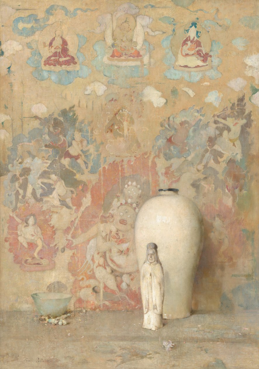 Tibet'ten Resim, c. 1920. by Emil Carlsen