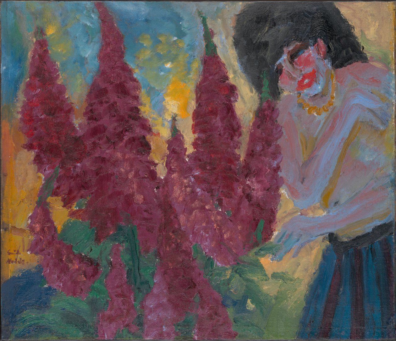 Çiçek Bahçesinde Sabah by Emil Nolde