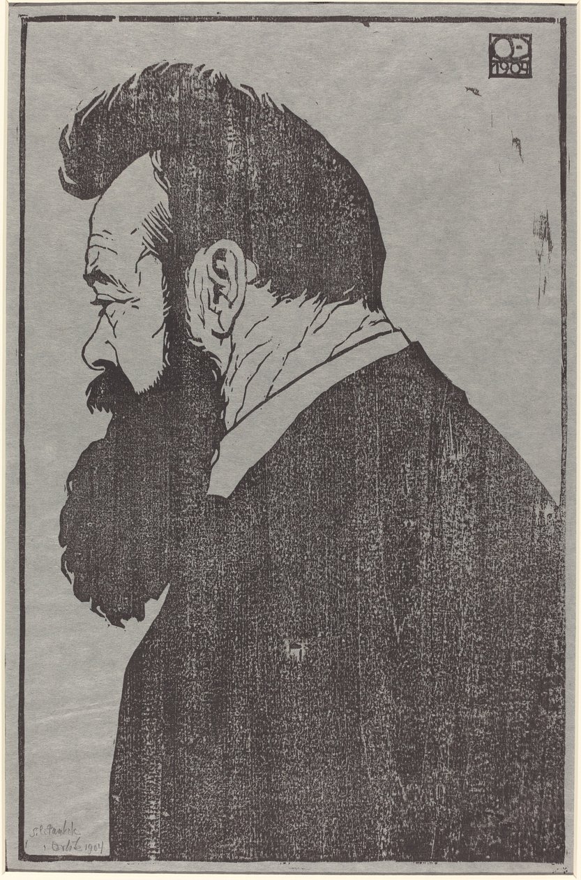 Ferdinand Hodler by Emil Orlik