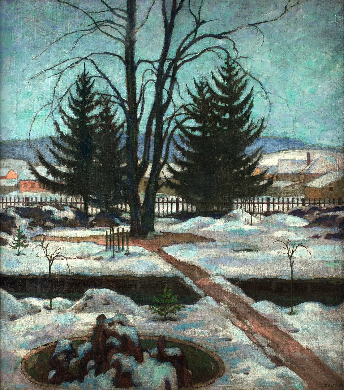 Kış mevsimi by Emil Orlik
