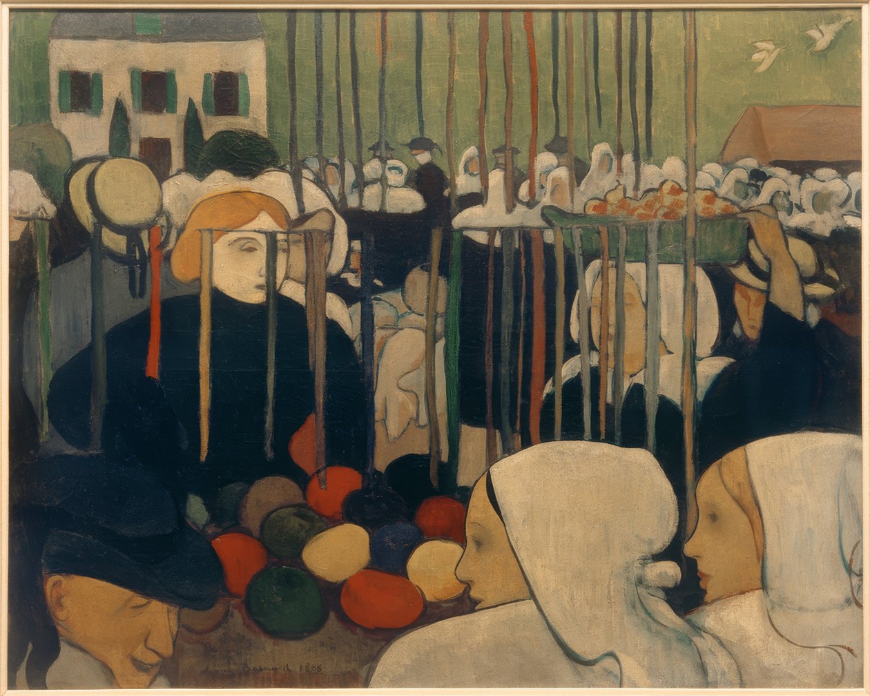 şerit satıcısı by Emile Bernard