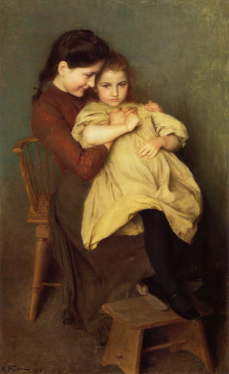 Chagrin dEnfantnEnglish: A Childs Dissapointmentn: n by Emile Friant