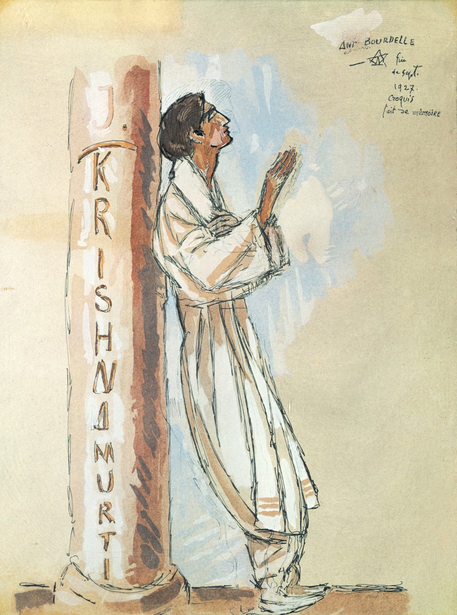 Krishnamurti, 1927 by Emile Antoine Bourdelle