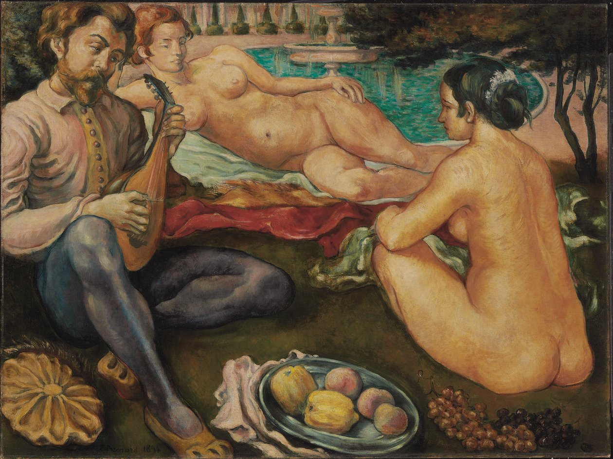 Aşk Mahkemesi, 1890 by Emile Bernard