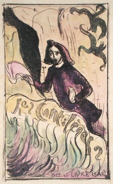 'Les Cantilenes' için kapak illüstrasyonu by Emile Bernard