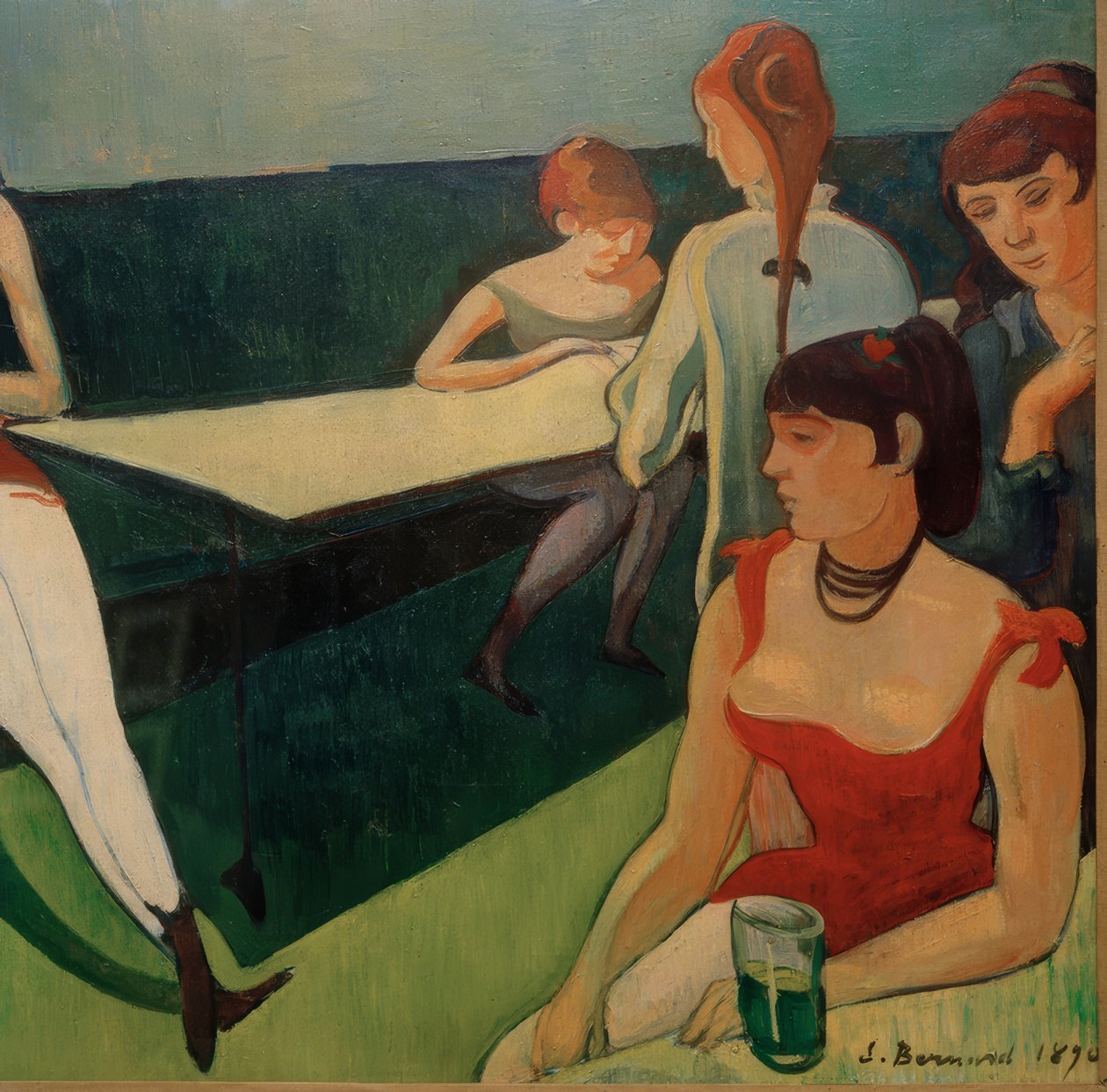 Bir genelev (alıntı) by Emile Bernard