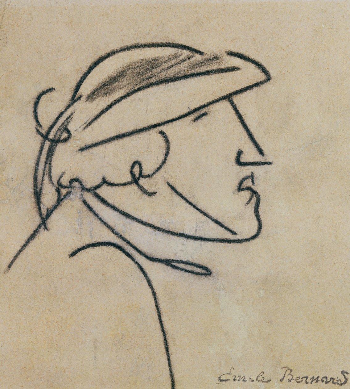 Bir Breton Adamının İncelenmesi by Emile Bernard