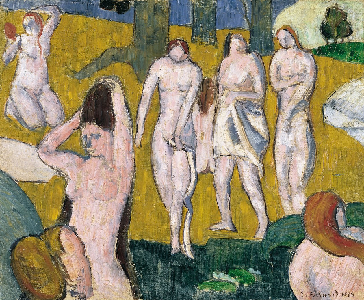 Kadın Banyosu by Emile Bernard