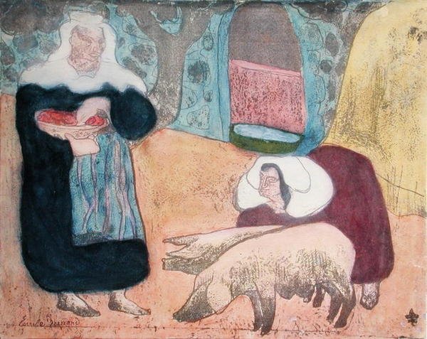 Domuzlu Kadınlar by Emile Bernard