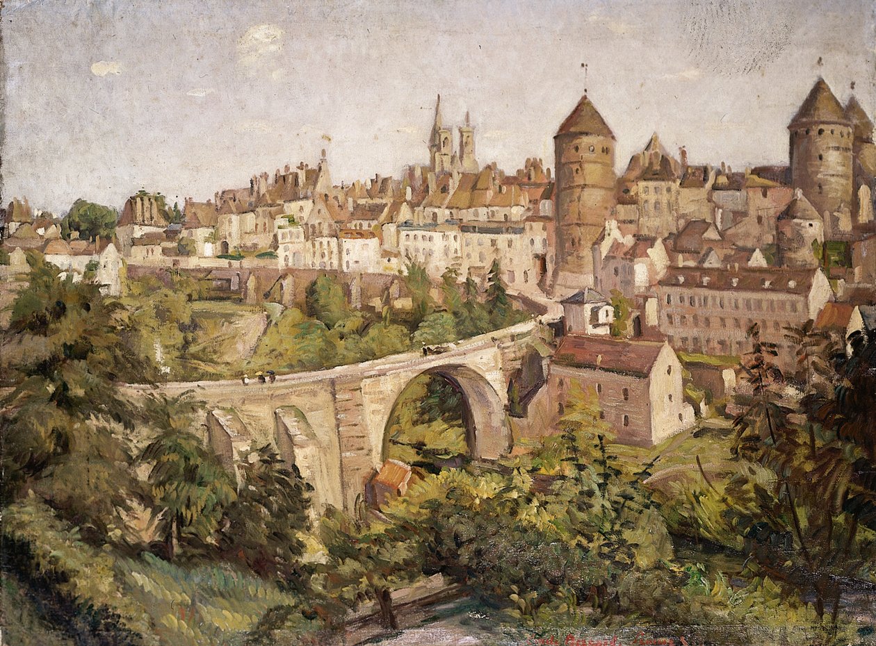 l"Yonne manzarası, 1907 by Emile Bernard