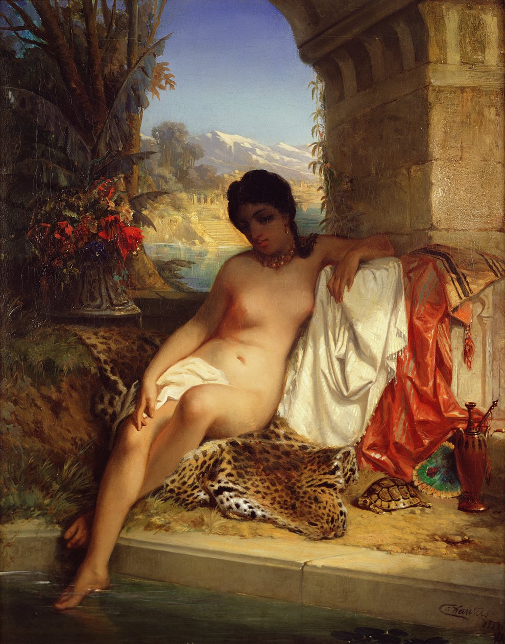 Odalık, c.1880 by Emile Charles Wauters