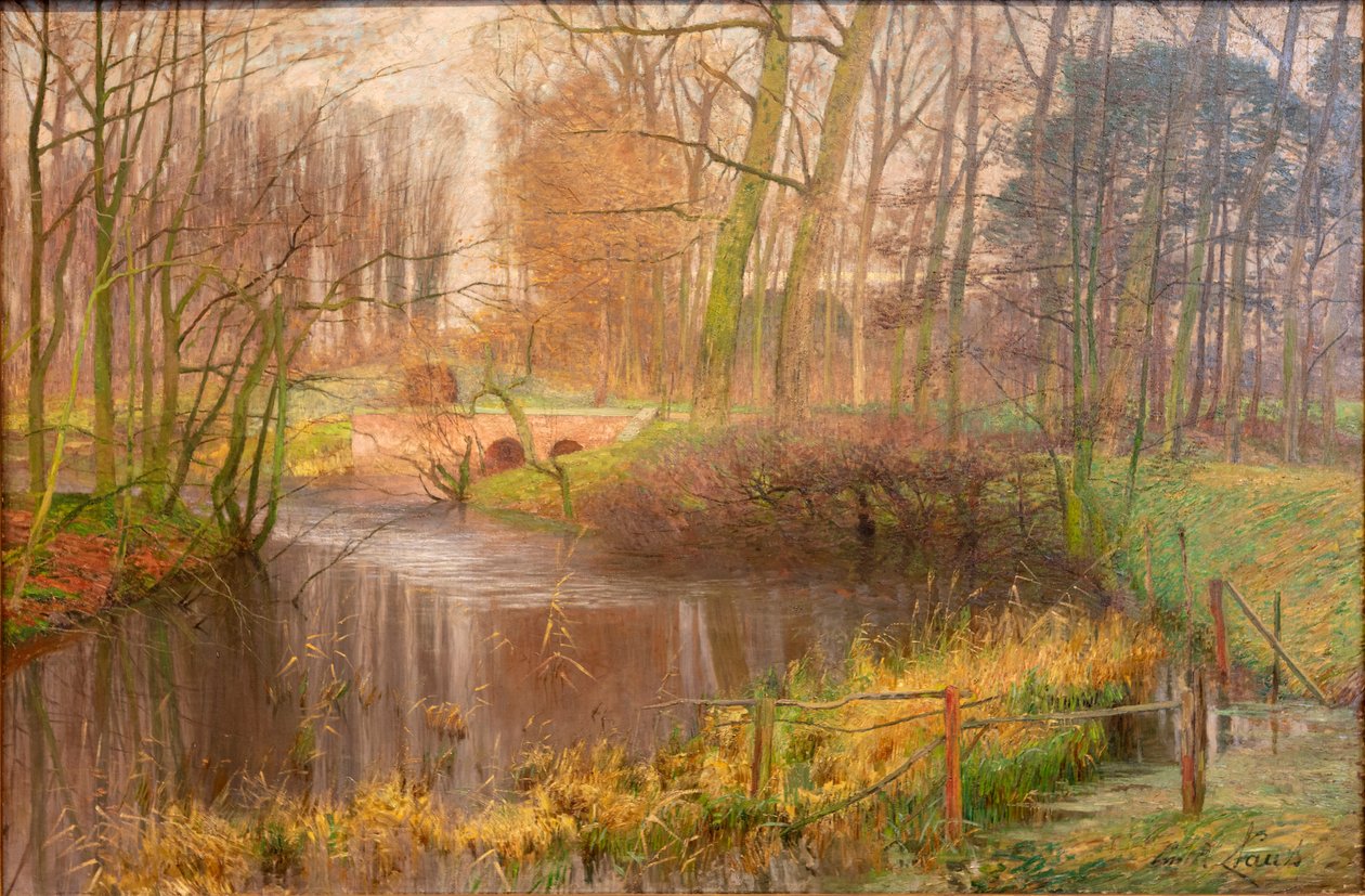 Ooidonk Bahçesi by Emile Claus