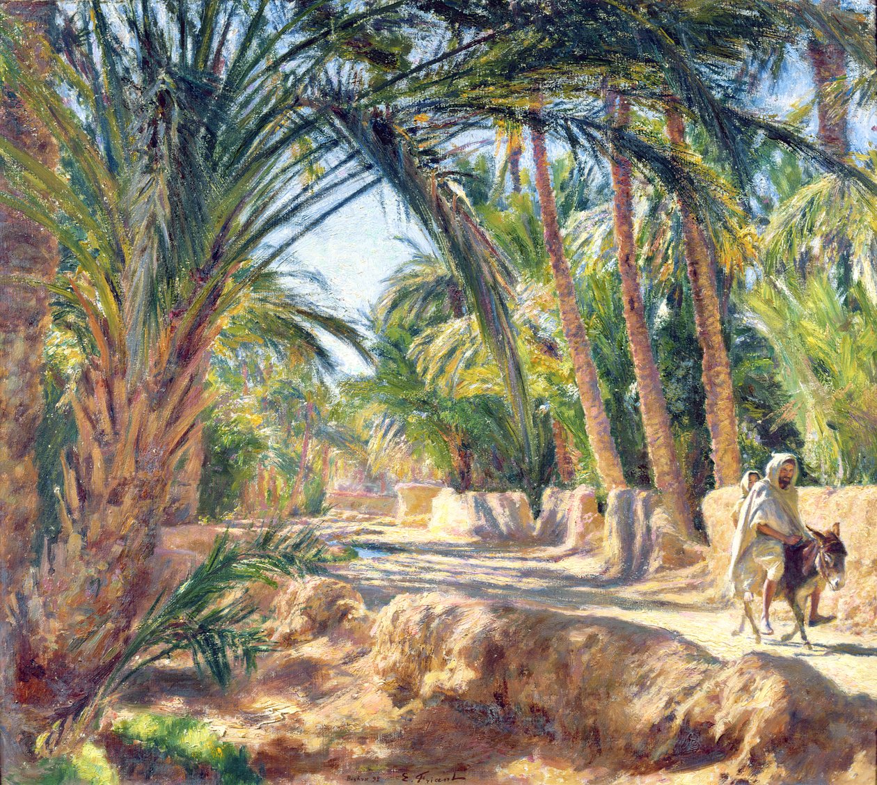 Biskra Yolunda by Emile Friant