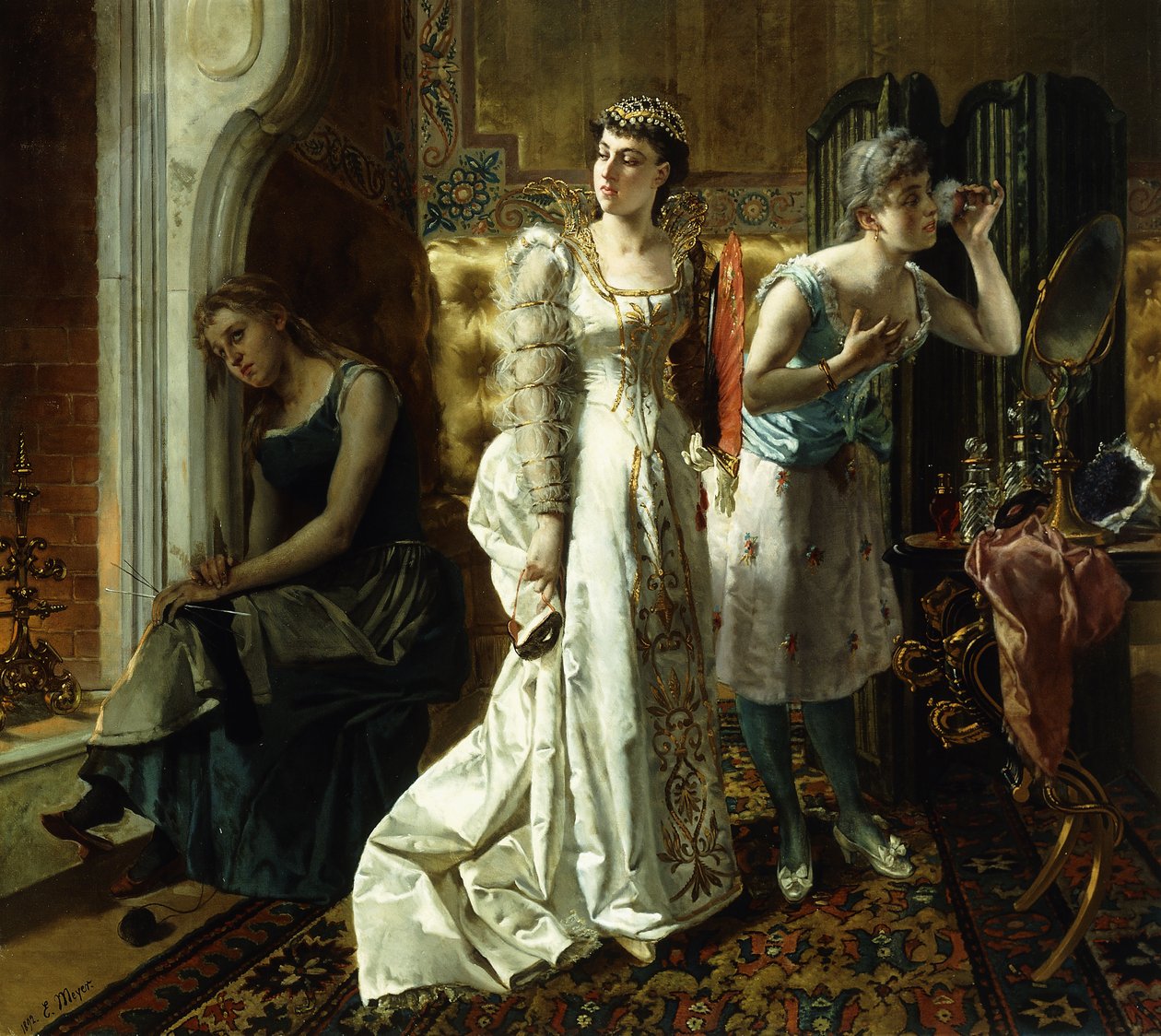 Külkedisi ve Kötü Kız Kardeşleri, 1892 by Emile Meyer