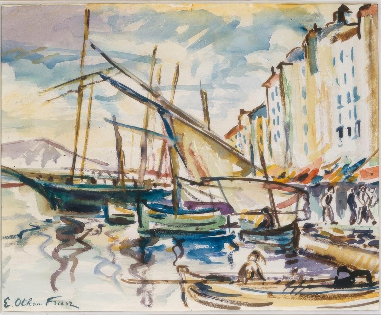 Toulon Limanı by Emile Othon Friesz