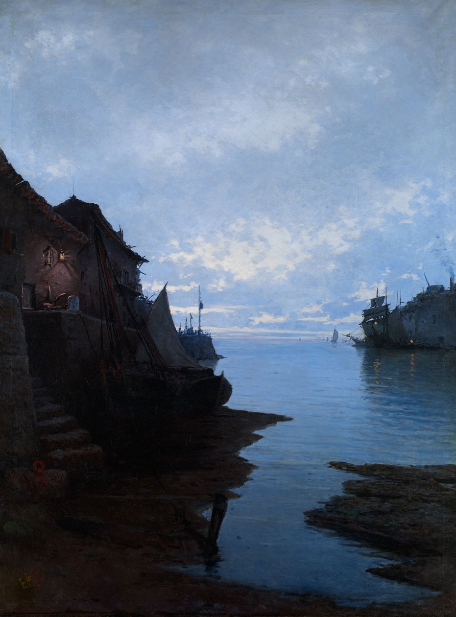 Deniz manzarası by Emilio Ocón y Rivas
