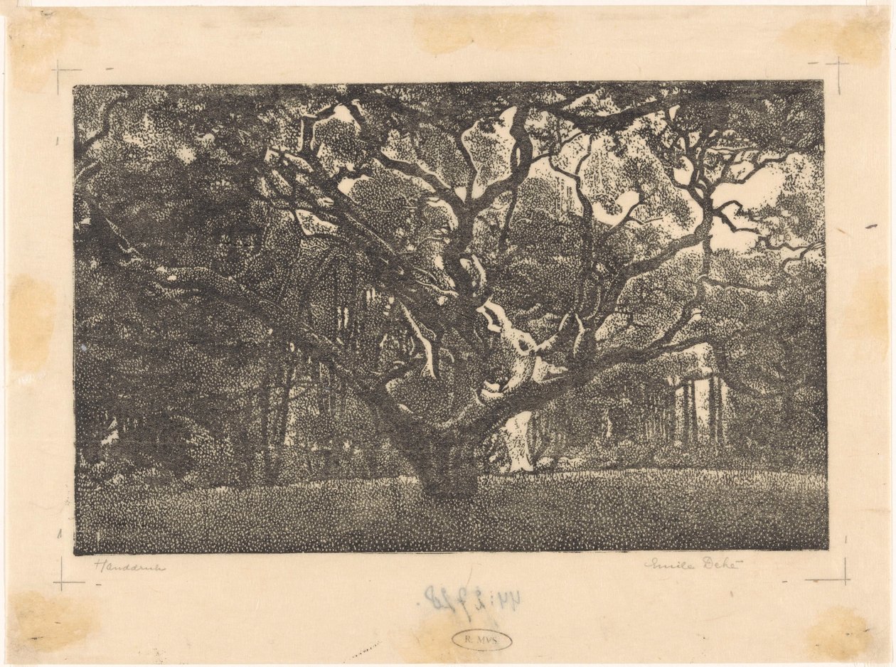 Dağlarda Orman by Emilius Wilhelmus Dehé (signed by artist)