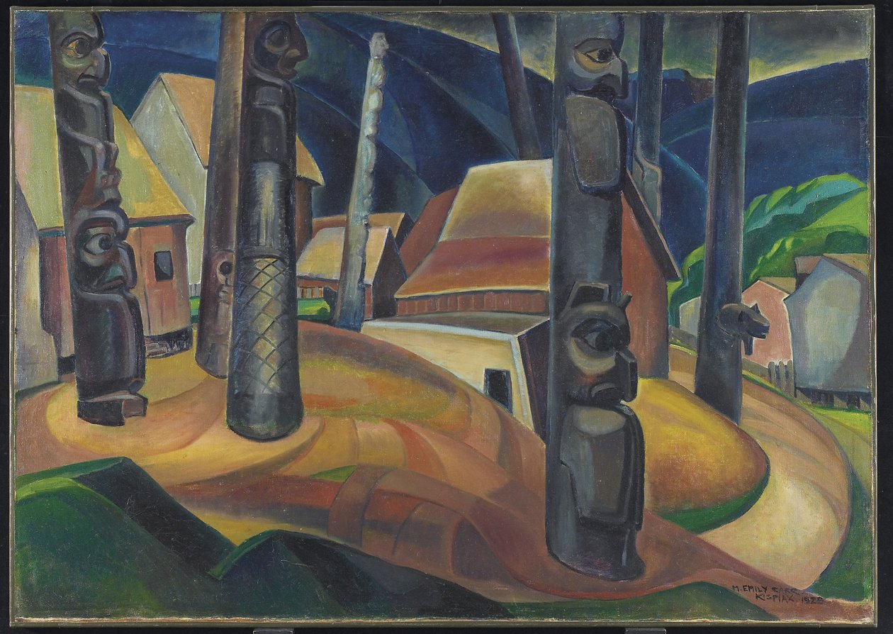 Kispiax Köyü by Emily Carr