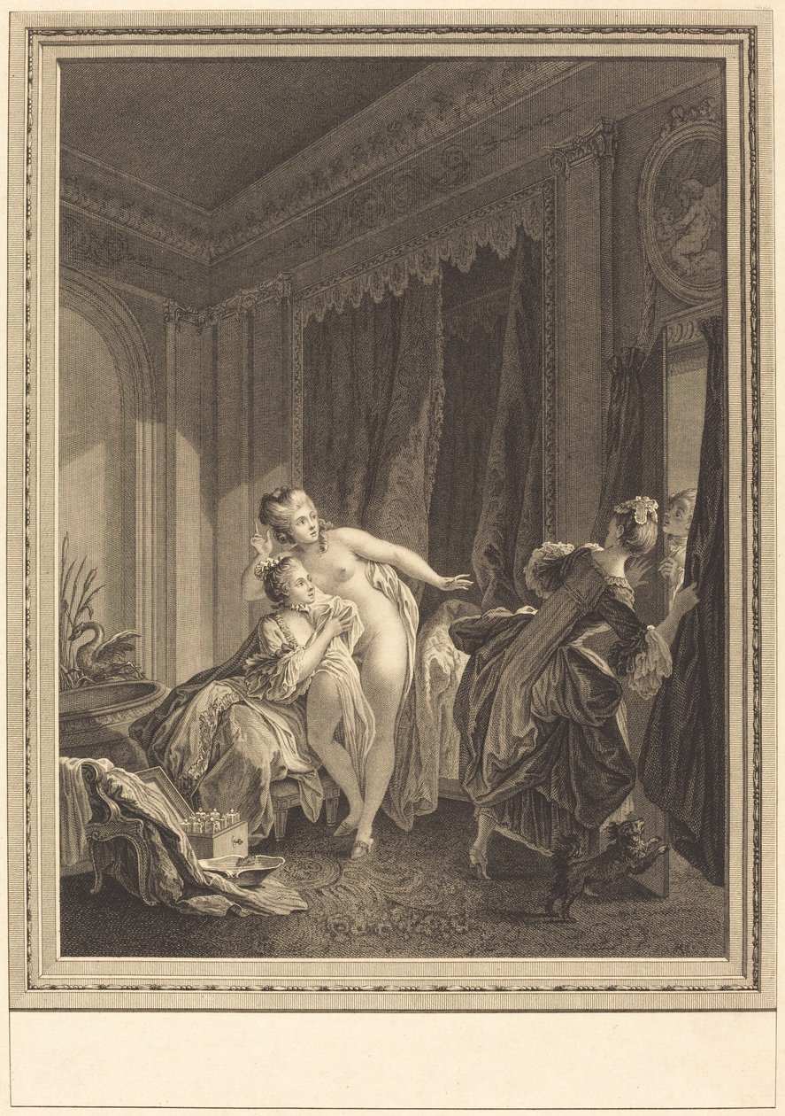 Akşam by Emmanuel Jean Nepomucène de Ghendt after Pierre Antoine Baudouin
